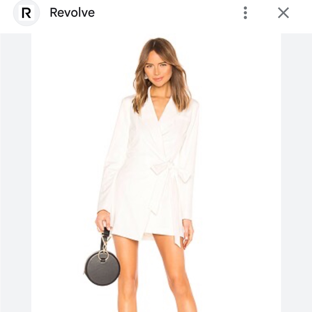Lpa White Long Sleeve Dress